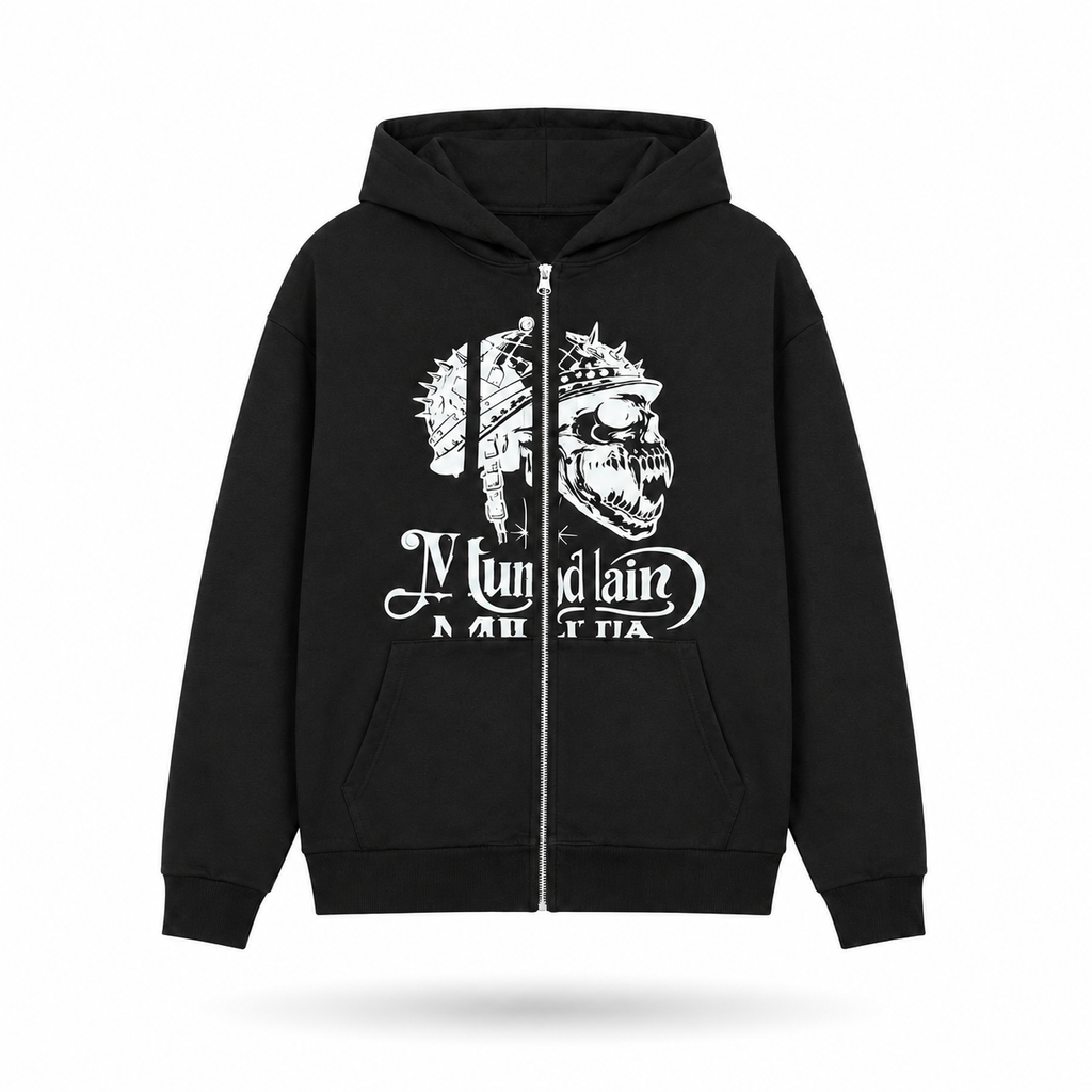 MUNDAIN Fallen Crown Zip Hoodie
