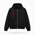 MUNDAIN Red Sign Zip-up