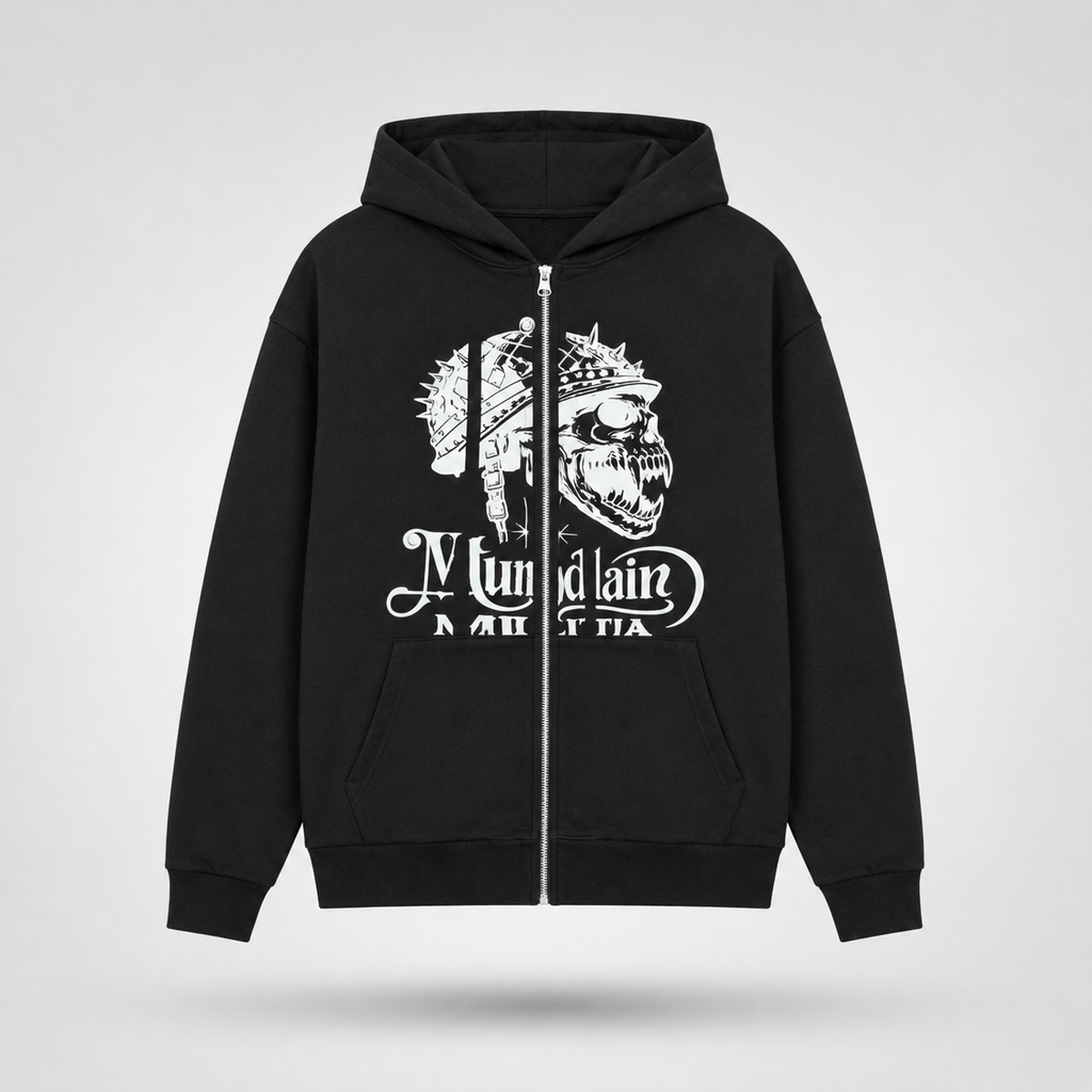 MUNDAIN Fallen Crown Zip Hoodie