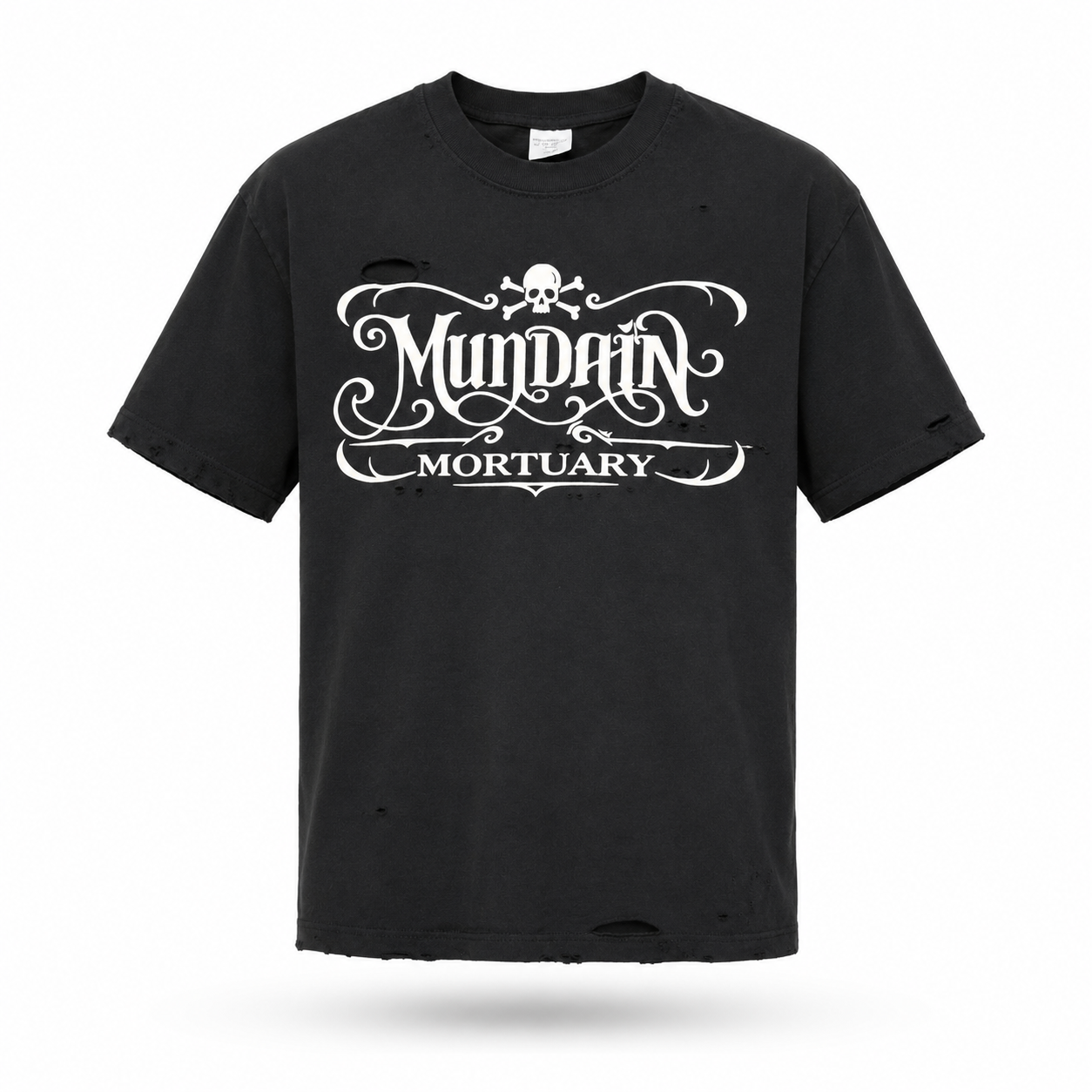 MUNDAIN Mortuary Black TEE