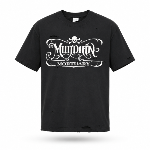MUNDAIN Mortuary Black TEE