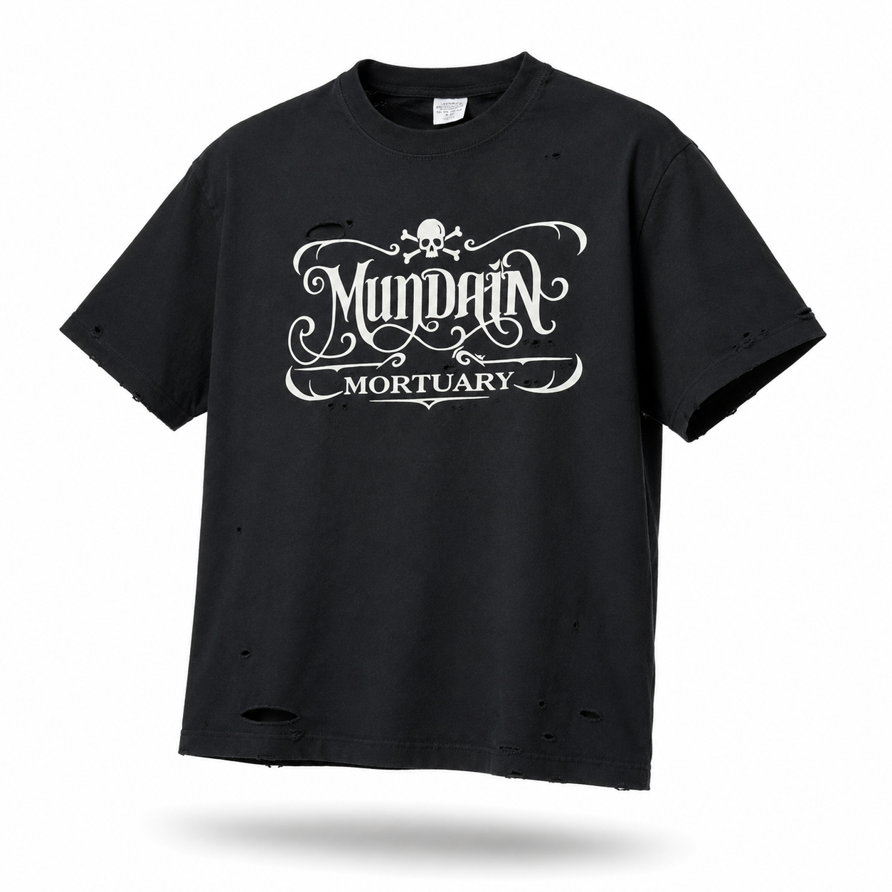 MUNDAIN Mortuary Black TEE
