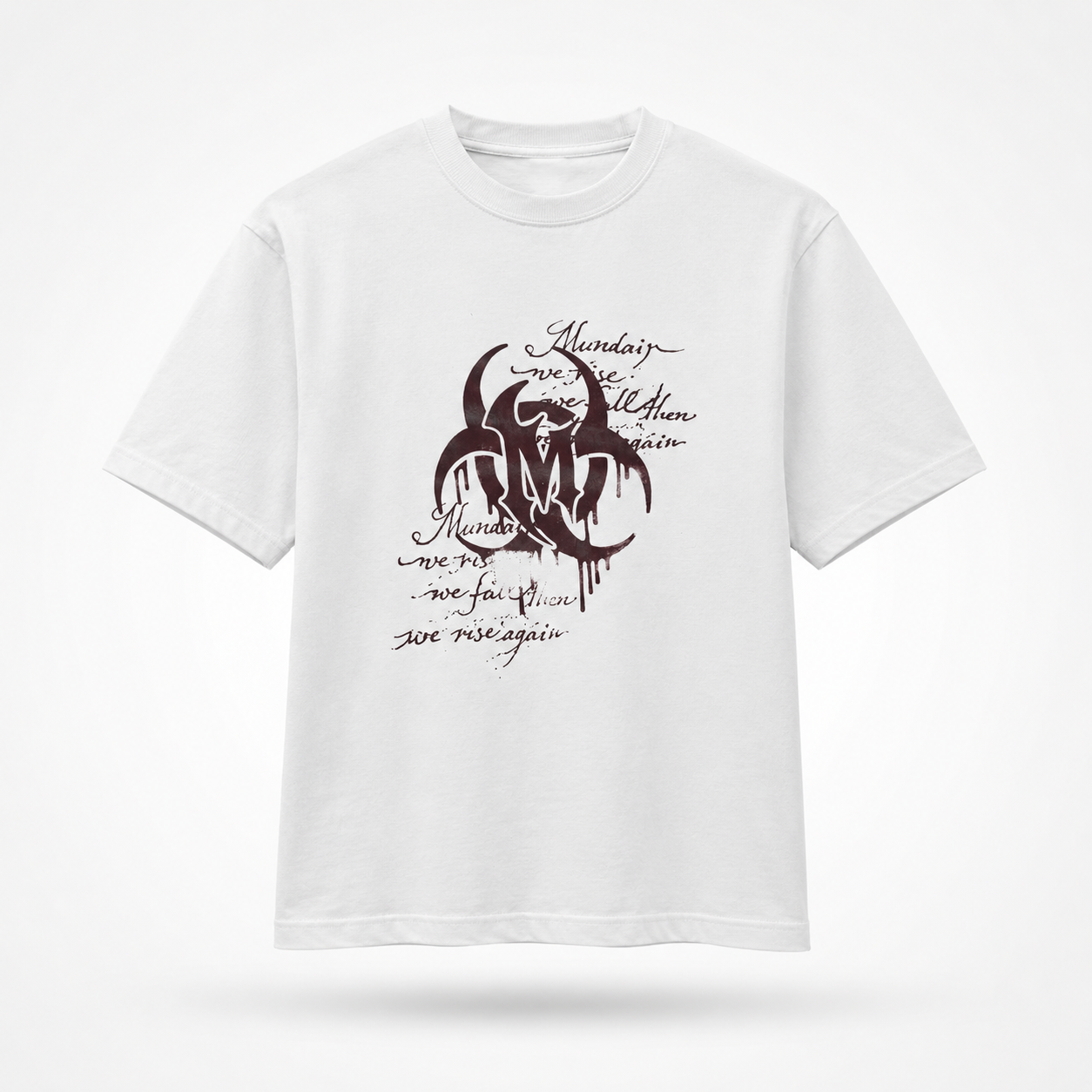 MUNDAIN Red Re-Rise Tee