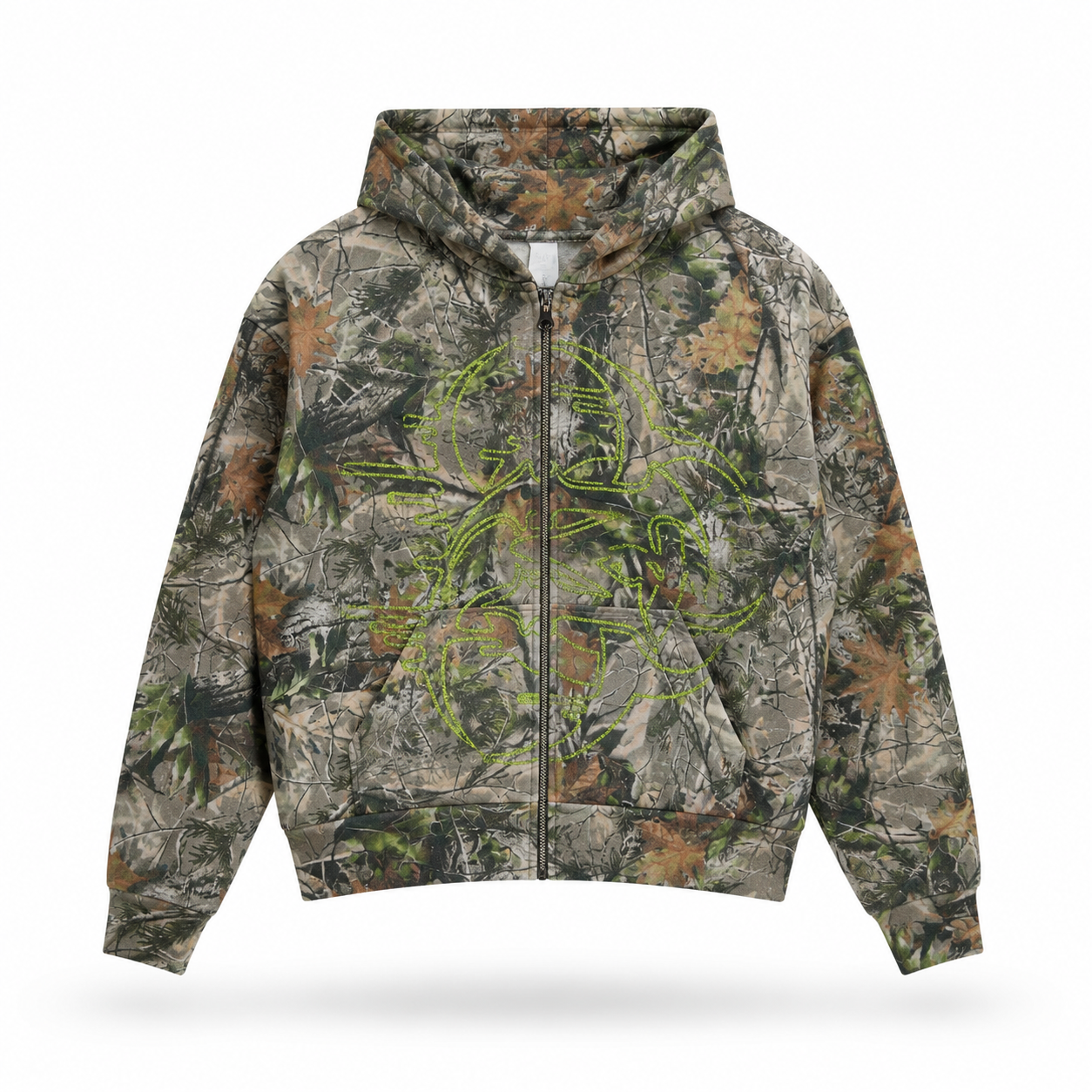 MUNDAIN Woodland Sigil Zip Hoodie