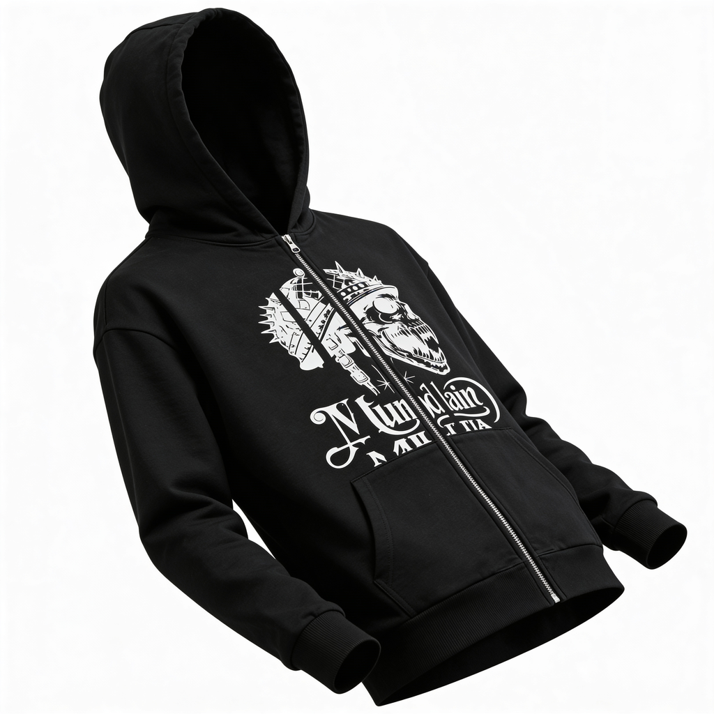 MUNDAIN Fallen Crown Zip Hoodie