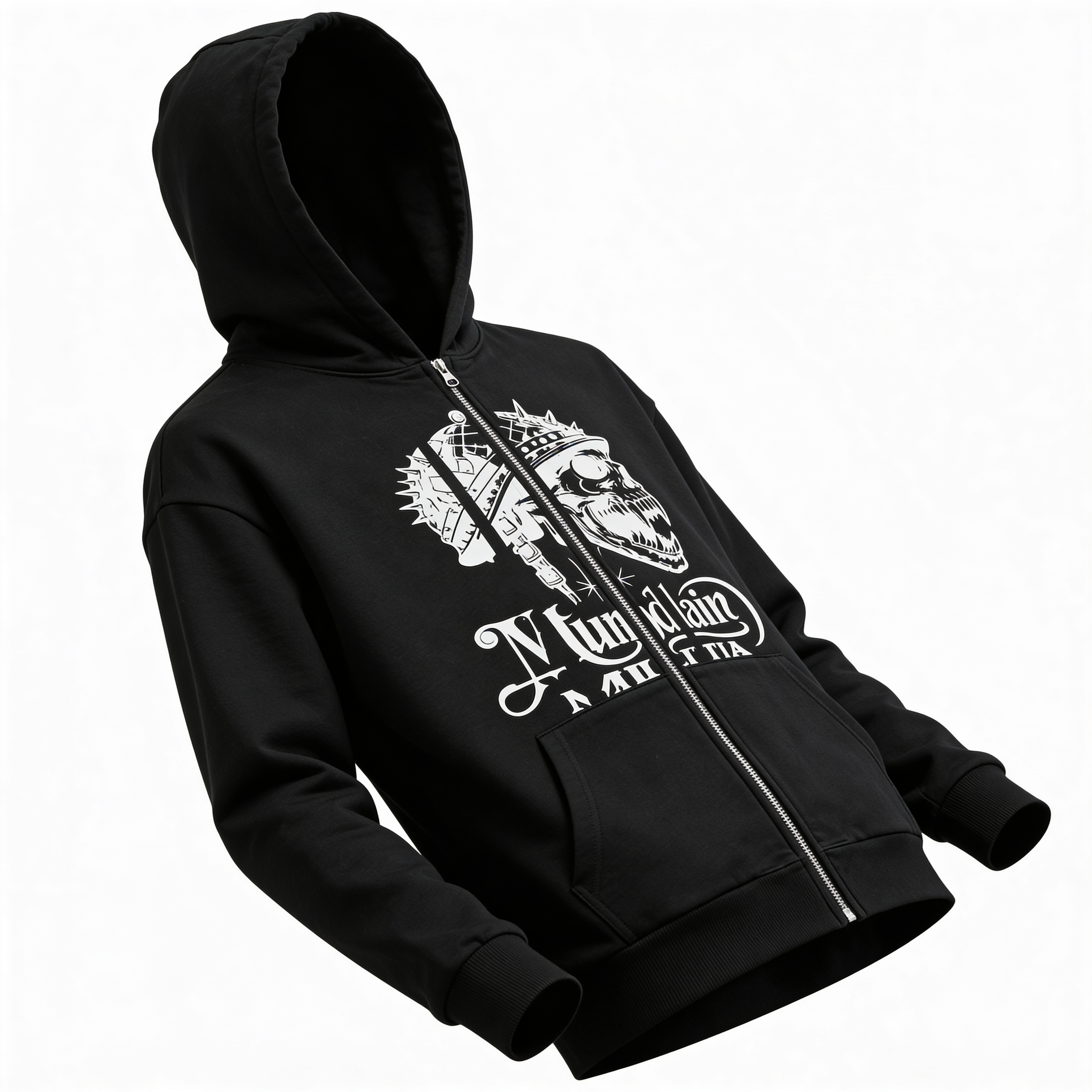MUNDAIN Fallen Crown Zip Hoodie
