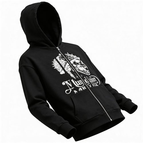 MUNDAIN Fallen Crown Zip Hoodie